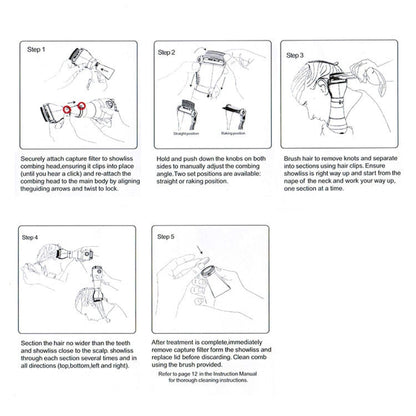 Electrical Head Lice Removal Comb