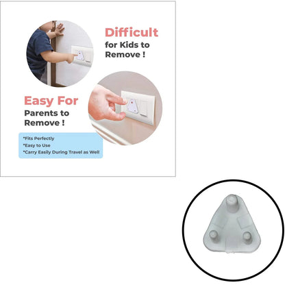 Safety Cover Guards for Electric Socket Plug (Big) 4 pcs