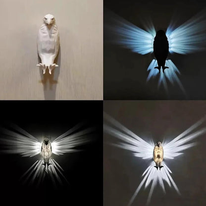 Eagle Wall Light,3D Owl Wall Light, Animals Led Owl Eagle Lamp Night Light, 3D Night Lamp Wall Led Home Decoration Lamp