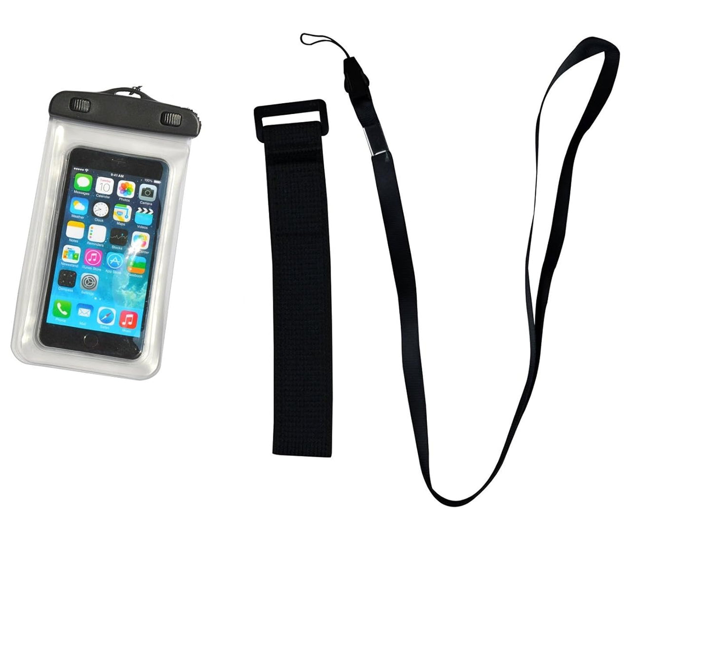 Dust Proof rain Pouch Waterproof Plastic Mobile Cover With Belt Waterproof Phone Pouch, Large Phone Waterproof Case Underwater Dry Bag for All Android and iPhone Models