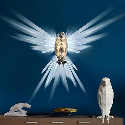 Eagle Wall Light,3D Owl Wall Light, Animals Led Owl Eagle Lamp Night Light, 3D Night Lamp Wall Led Home Decoration Lamp