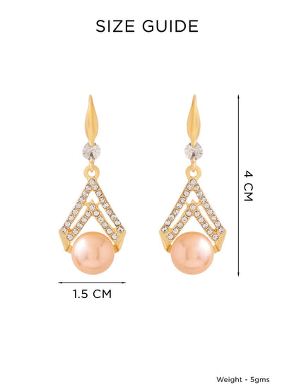Combo Of Pearl Drop Earrings For Women Fashion Earrings Gold Toned Crystal Pearls Earrings Butterfly Earrings Purple Crystal Rhinestone Drop Butterfly Stud Earrings for Girls