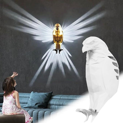 Eagle Wall Light,3D Owl Wall Light, Animals Led Owl Eagle Lamp Night Light, 3D Night Lamp Wall Led Home Decoration Lamp