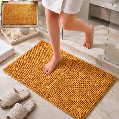 Anti Slip Absorbent Floor Mat for Home Entrance and Kitchen (1 Pc, 77x49 Cm)