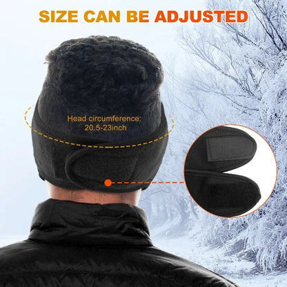 Unisex Winter Face Mask Full Protection Windproof Breathable Warm Fleece with Goggles Removable Lens
