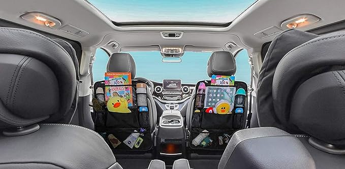 Car Back Seat Storage Organizer PACK of 2