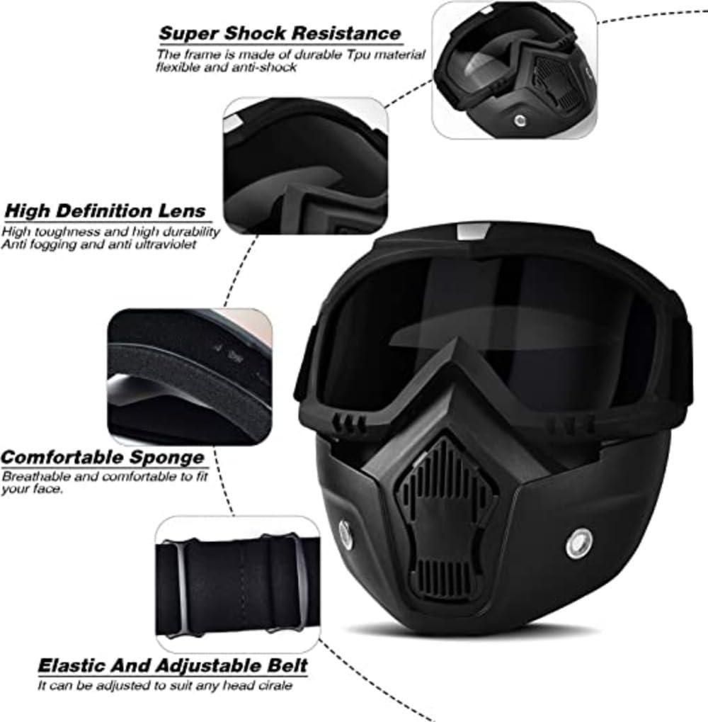 Goggle Mask Anti Scratch UV Protective Bike Rider