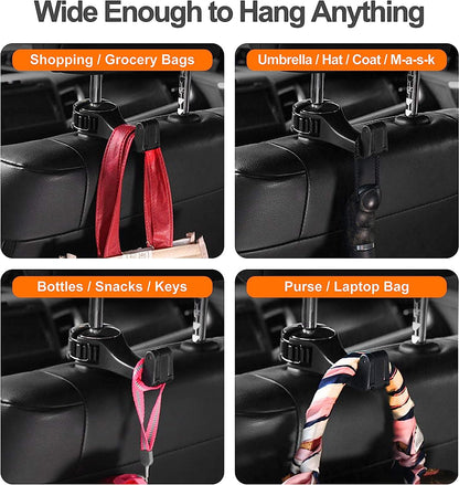 Car Seat Back Hooks ( Buy 1 Get 1 Free)