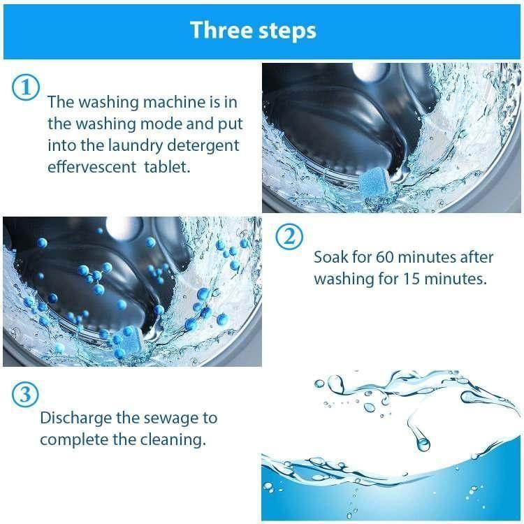 MEGA offer - Washing Machine Cleaner Tablets ( BUY 6 and Get 6 free)