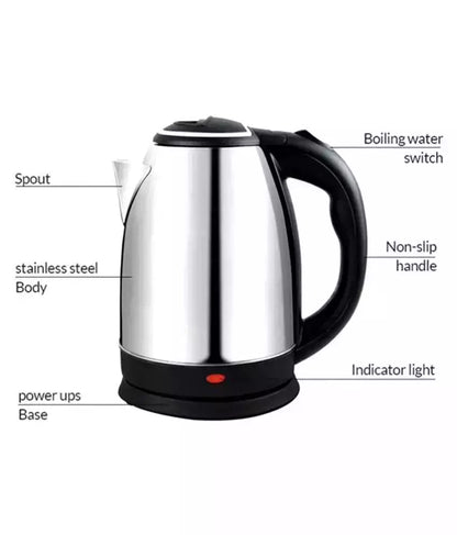 Scarlett 1500W 2 Liter Stainless Steel Electric Kettle
