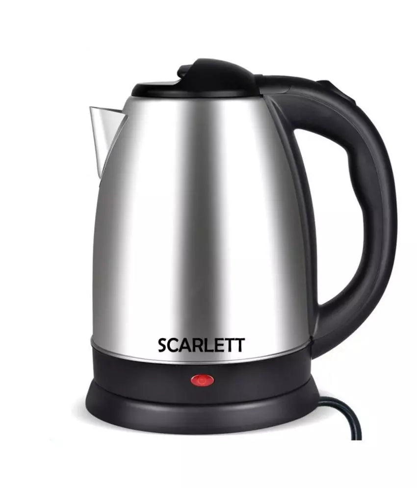 Scarlett 1500W 2 Liter Stainless Steel Electric Kettle