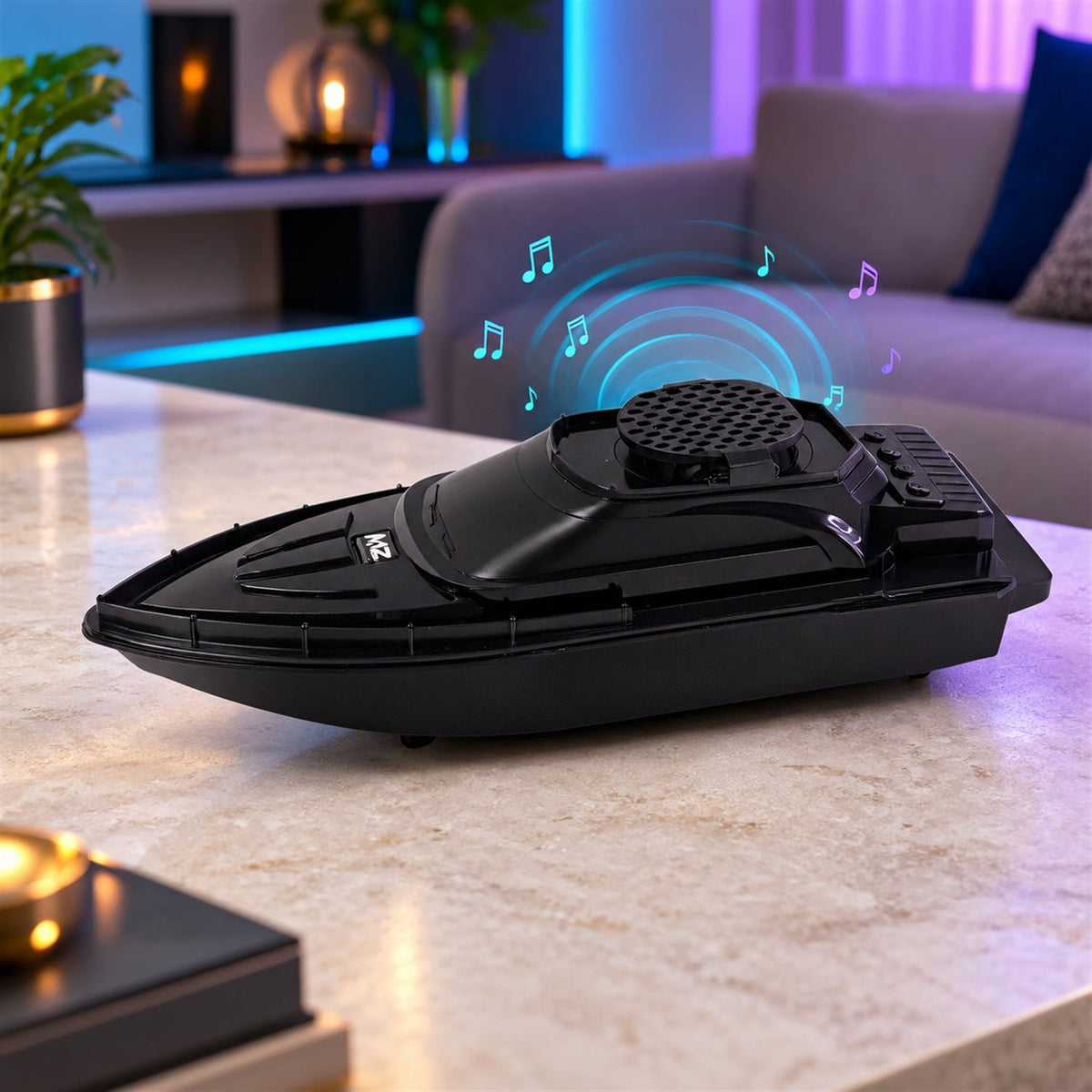 Boat shape wireless bluetooth speaker USB TF