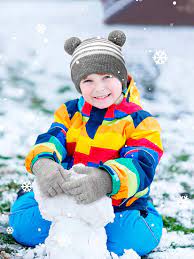 Winter Warm Hat Kid's Outdoor Sports Headging Hat Scarf Set Boys Girls Warm Fleece Cap Scarf Set With 3 Pair Cotton Socks Combo
