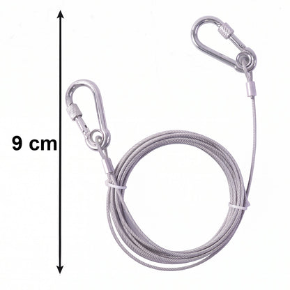 5 meter length of the steel cloth drying rope