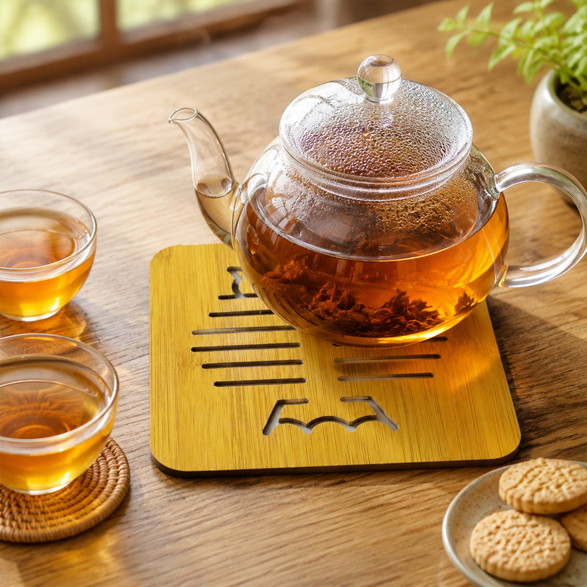 Wooden Heat Resistant Trivet