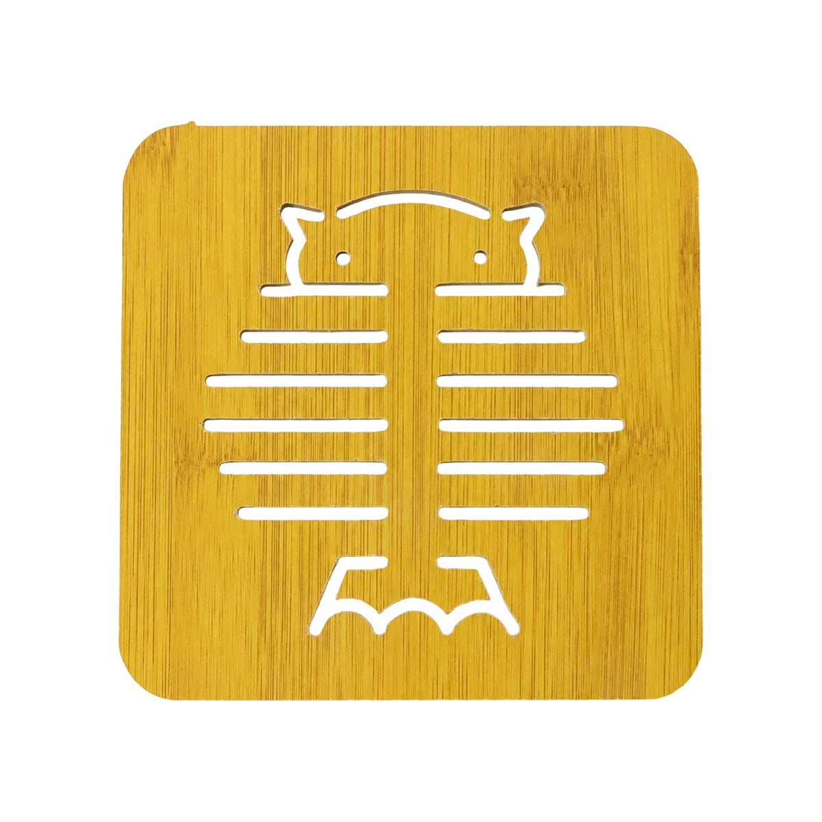 Cut-Out Design Wooden Trivet
