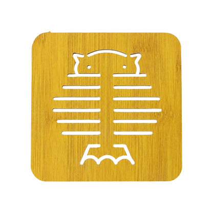 Cut-Out Design Wooden Trivet