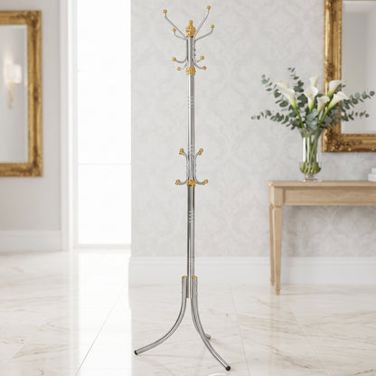 Multi Hook Metal Cloth Hanger Stand for Clothes Organisation at Home