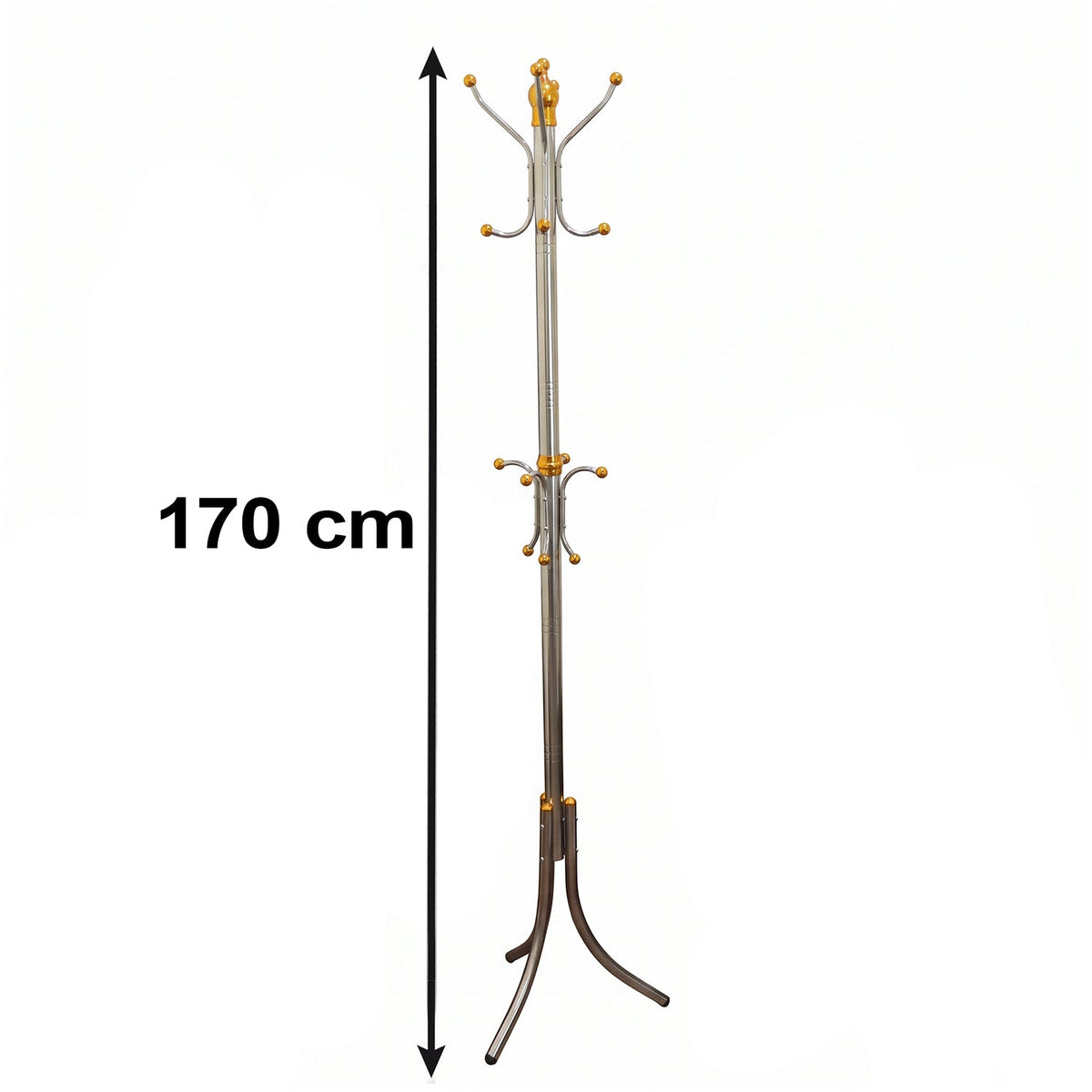 Multi Hook Metal Cloth Hanger Stand for Clothes Organisation at Home