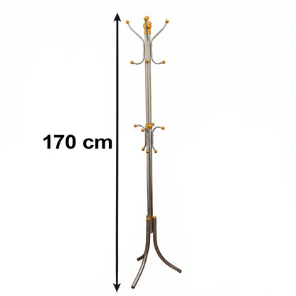 Multi Hook Metal Cloth Hanger Stand for Clothes Organisation at Home