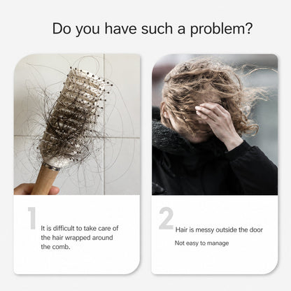 Self Cleaning Massage Comb Detangling Hair Brush for Scalp