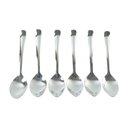Apex dessert spoon set on white background