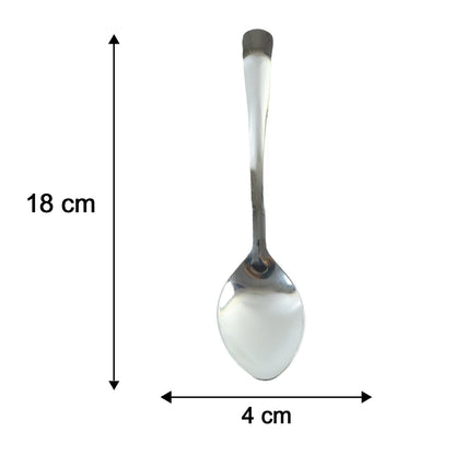 Dessert spoon length and size details