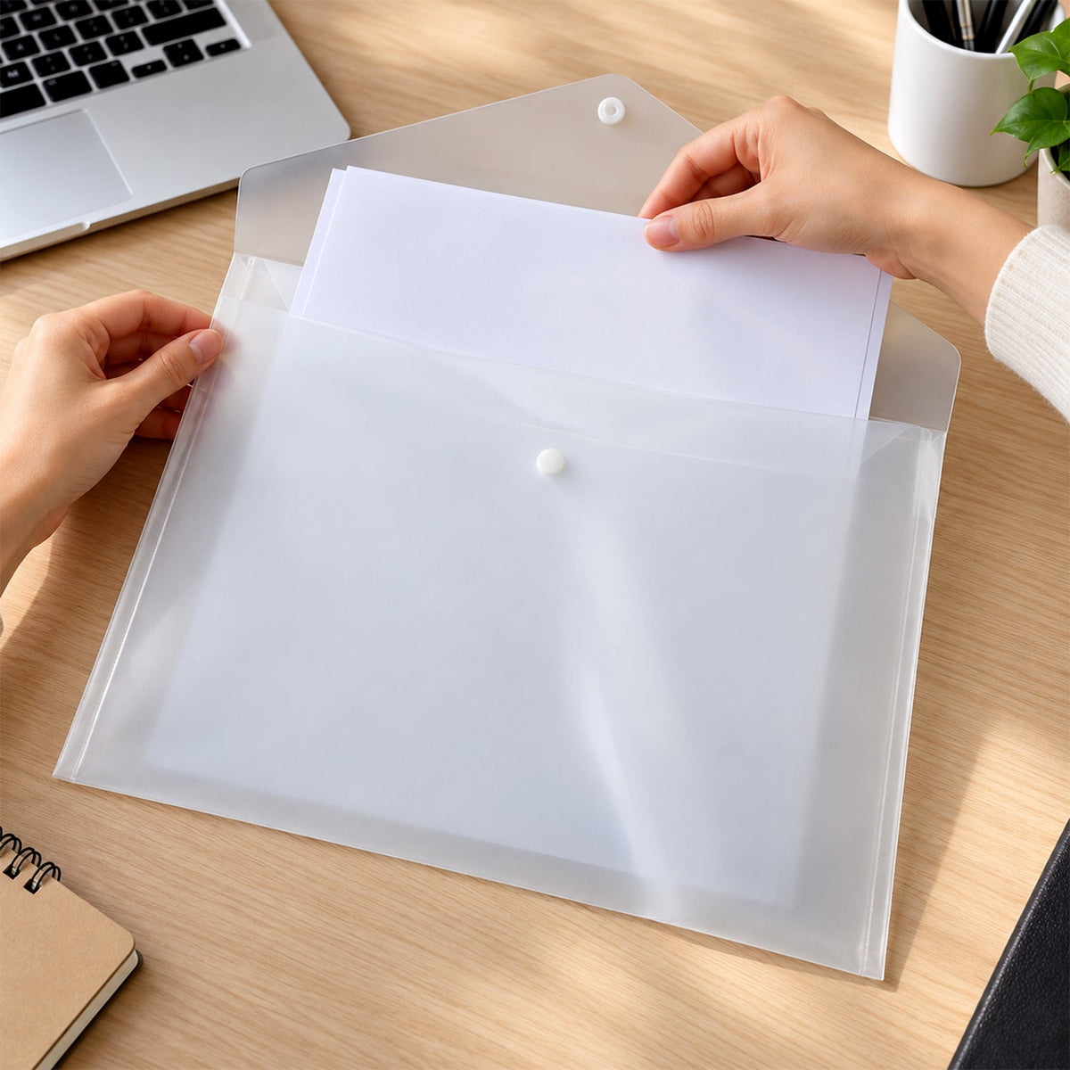 Document envelope open view