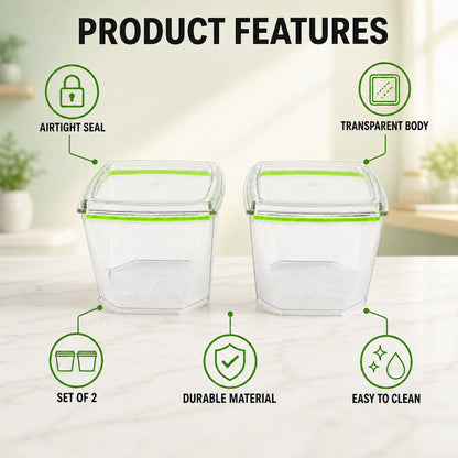 500ml Leak-Proof Food Storage Container Set, Durable & Airtight