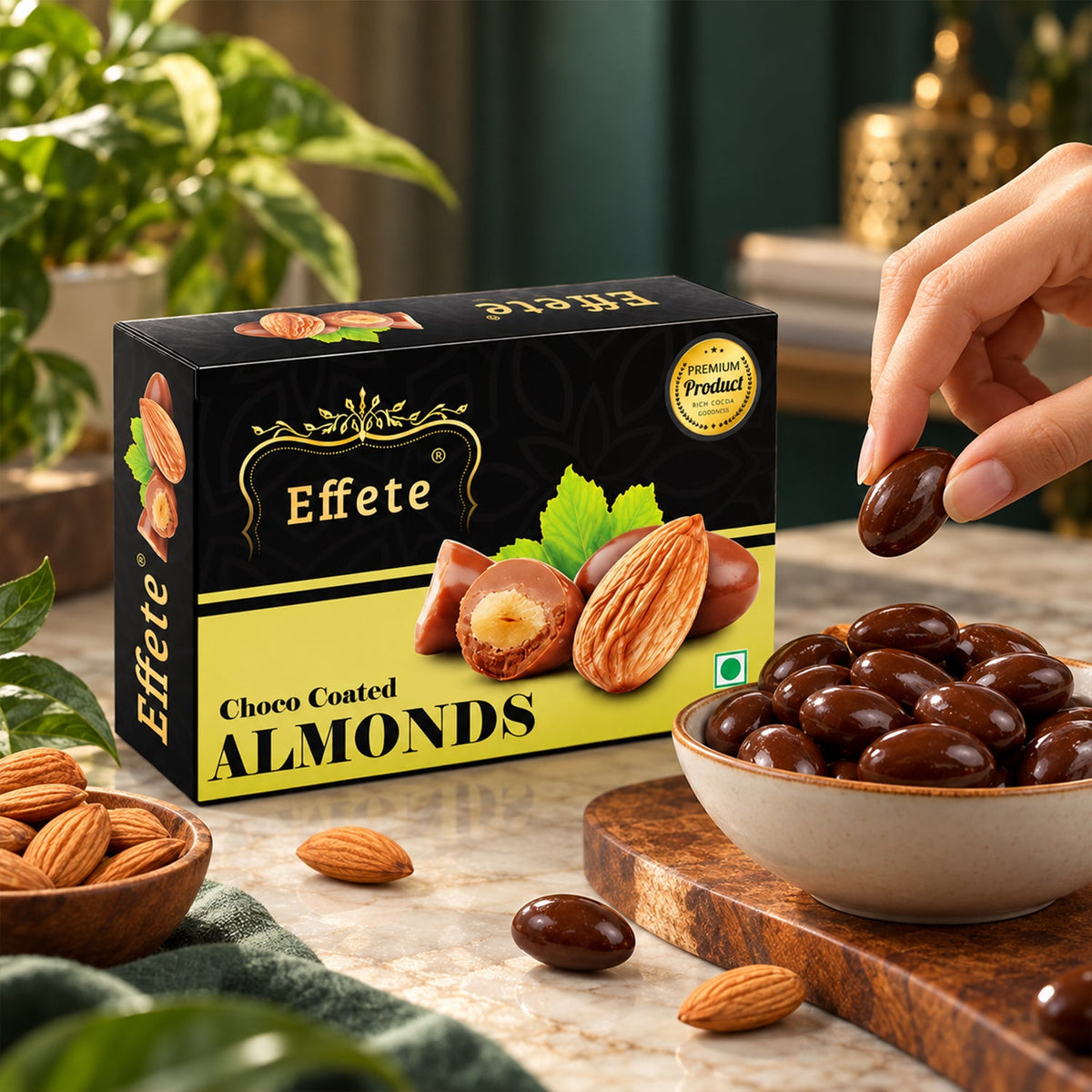 Effete Choco Coated Almonds – Rich Gourmet Chocolate Treat