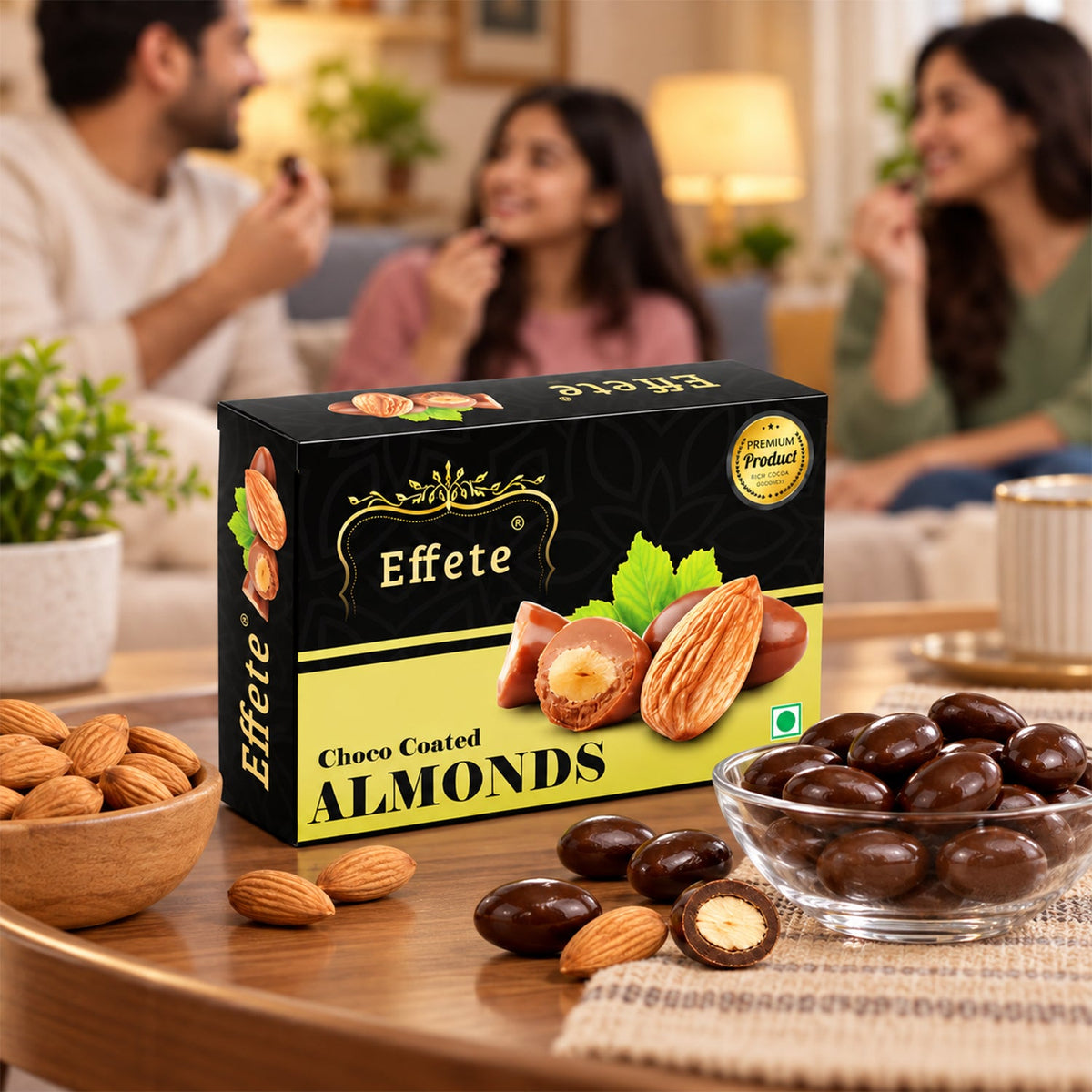 Effete Choco Coated Almonds – Rich Gourmet Chocolate Treat