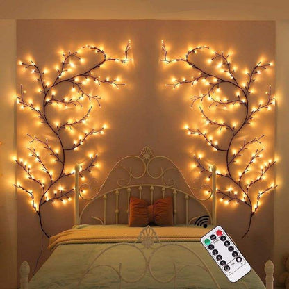 Willow Vine Lights Flexible Enchanted Fairy Lights LED Tree Branch Light Decorative Twinkle Tree Branches for Home Wall Decor