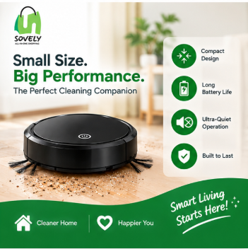 Vacuum Cleaner Sweeping Robot (1 Pc)