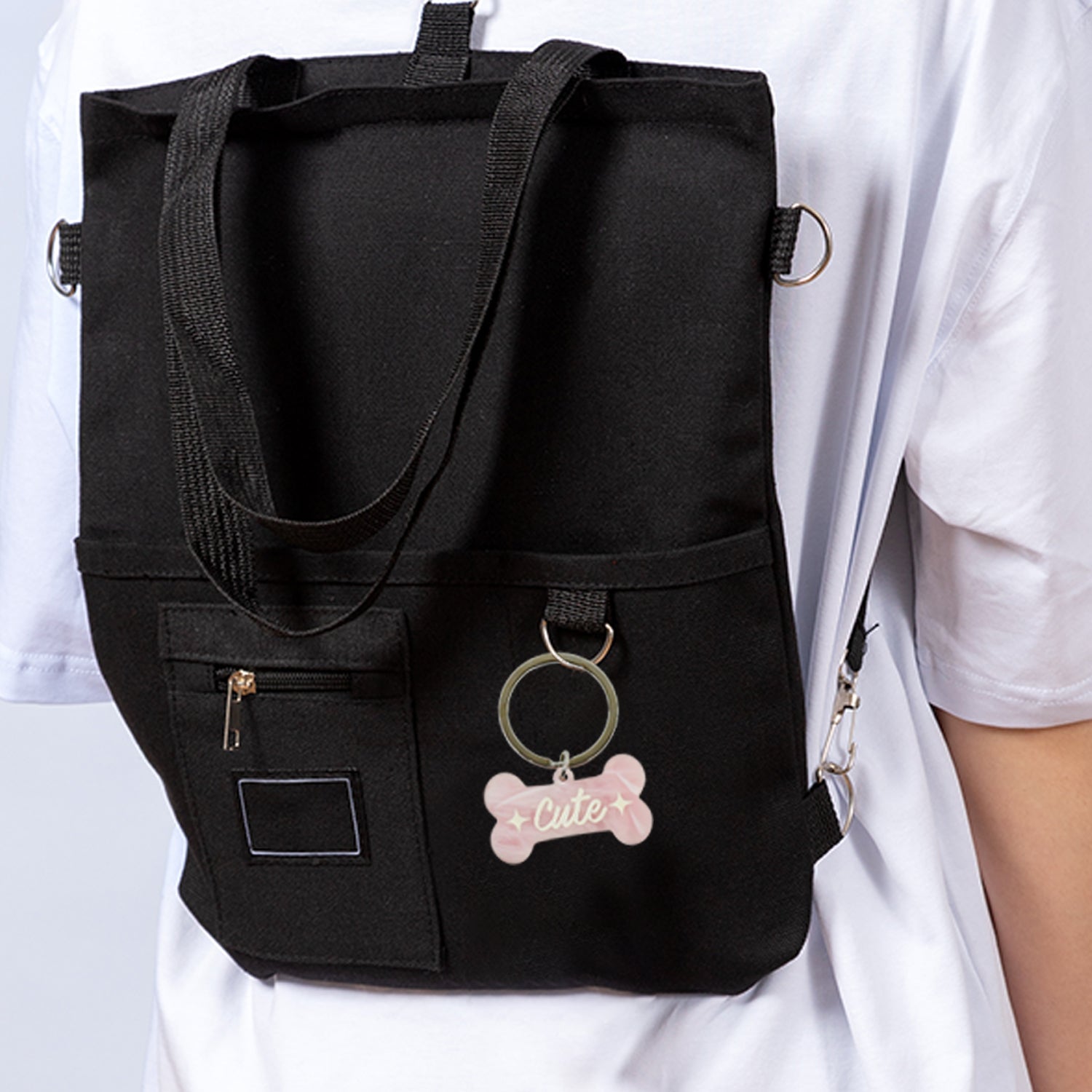 Acrylic Bone Keychain