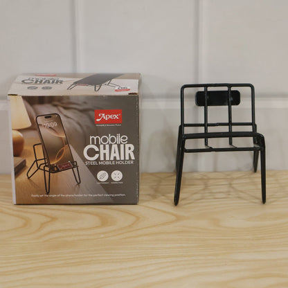 Live photo of Apex chair design mobile holder