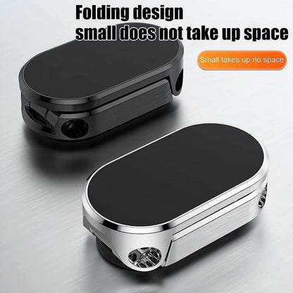 360 Degree Rotating Magnetic Car Phone Holder  Metal Folding Car Phone Holder  New Alloy Folding Magnetic Car Phone Holder (Pack Of 1)