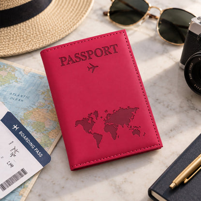 Travel Document Organizer for Passport, Tickets and Cards, Zip Wallet (1 Pc)