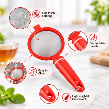 Plastic Chai Chalni – Fine Mesh Sieve Filter for Tea | Siplix