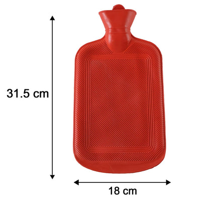 Hot water bag size and capacity details