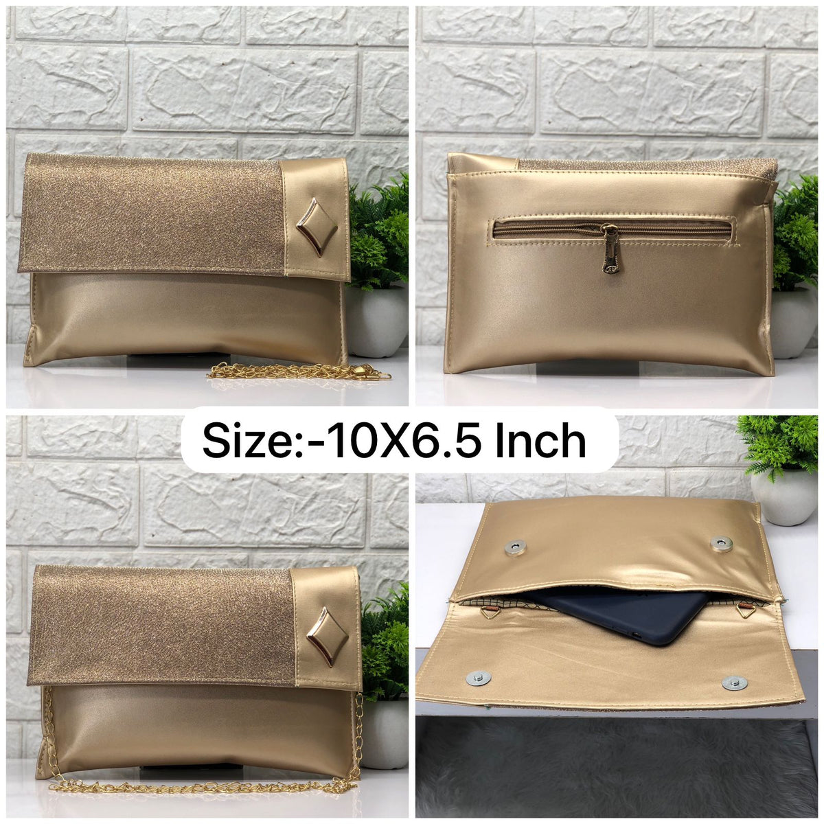 Gorgeous Envelope Clutch Sling For Women And Girls