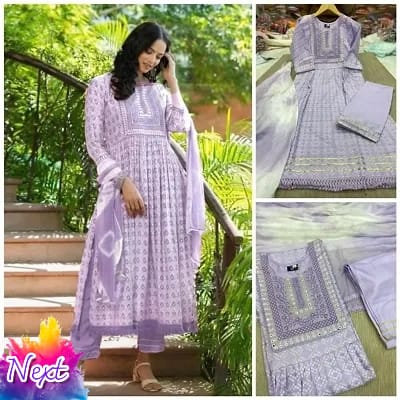 Rayon printed kurta pant n Dupatta set