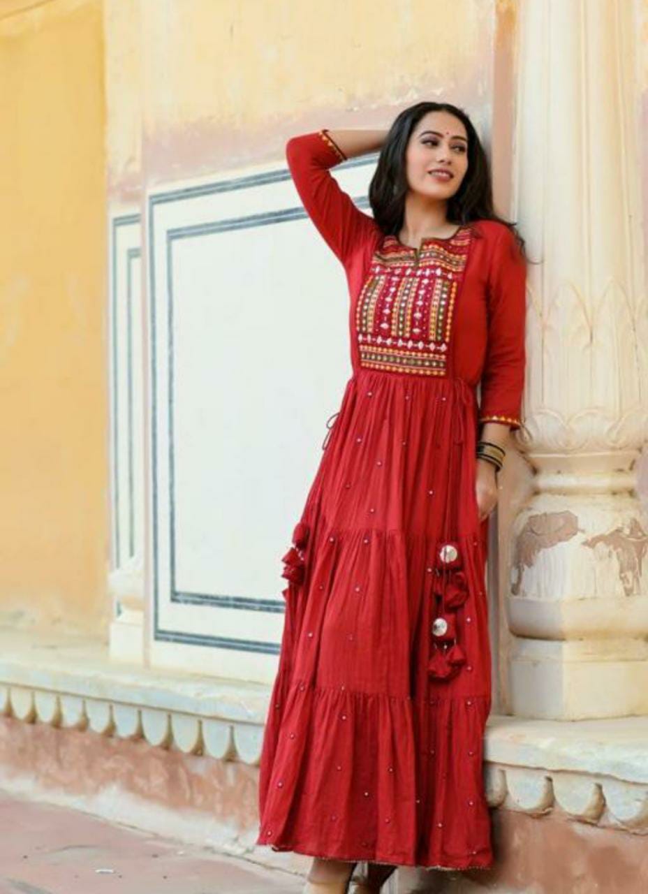 Kurti with full flair