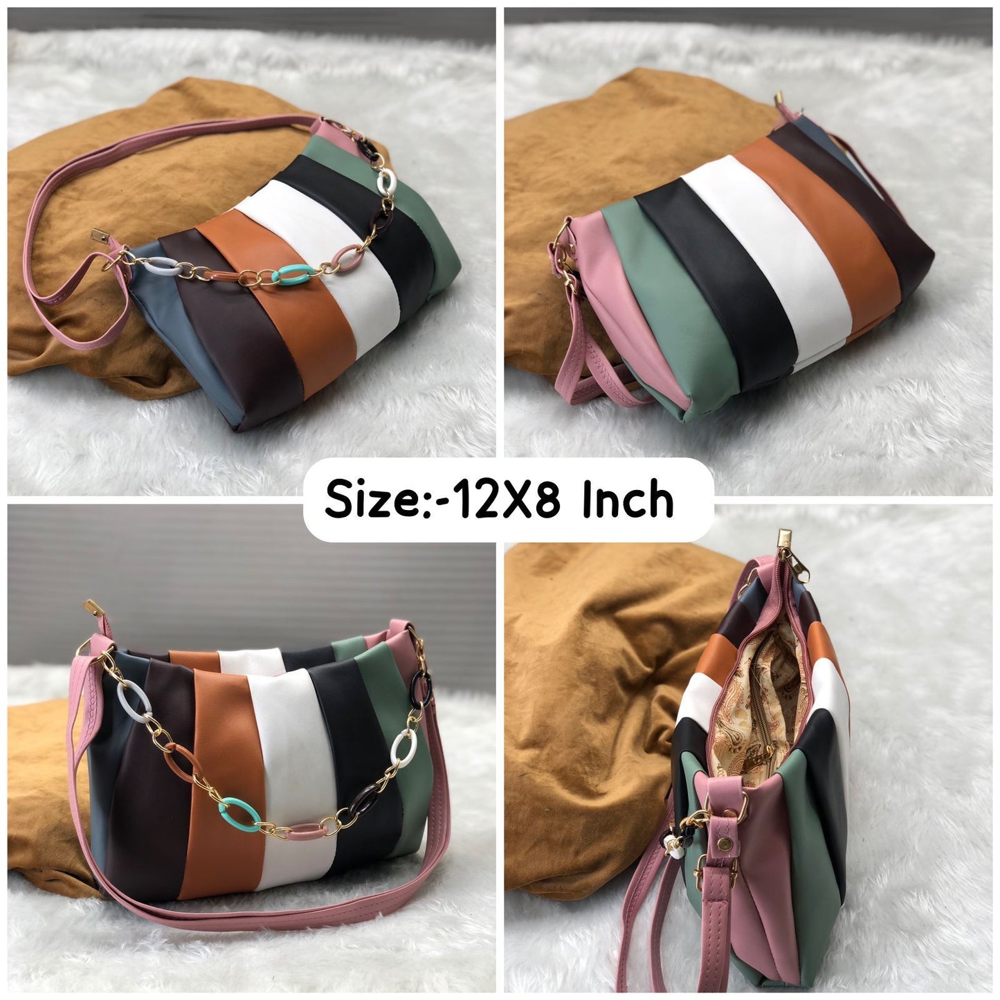 Multicolor Girls and women Hand Bags