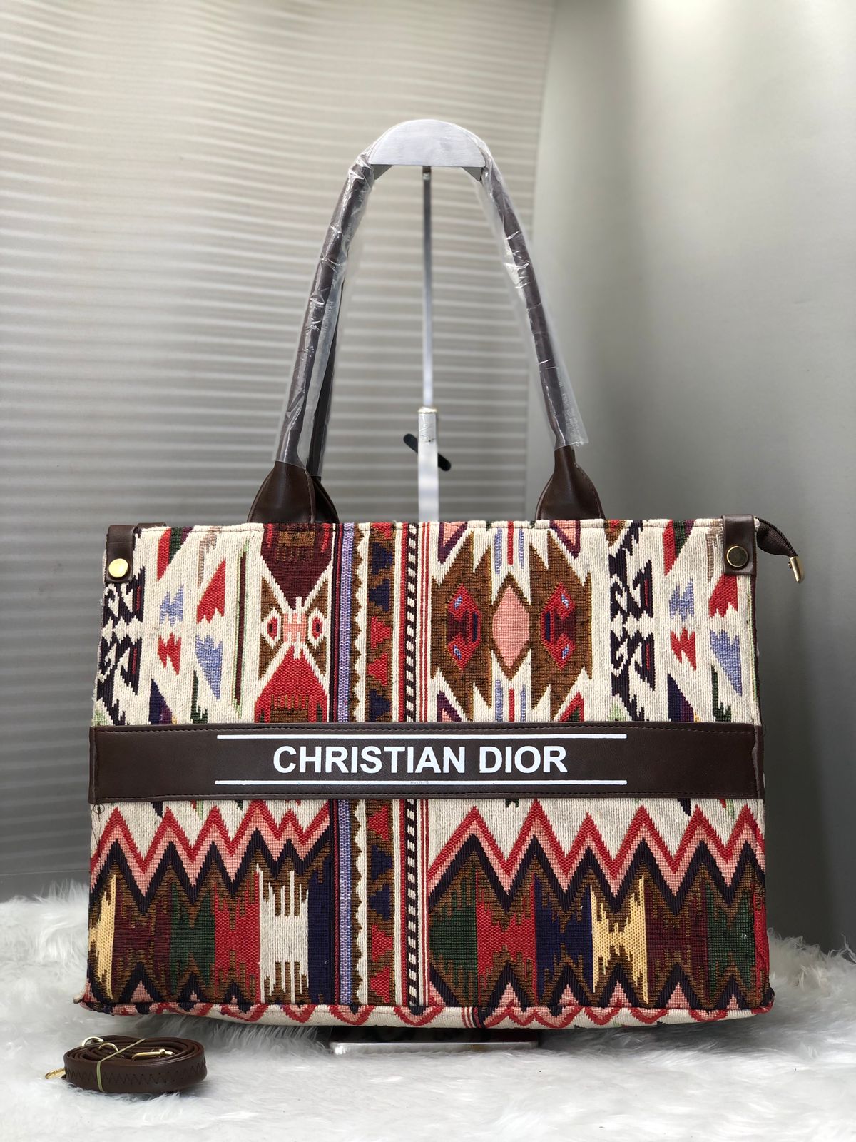 Jacquard Stylish Shoulder Bag For Women And Girls