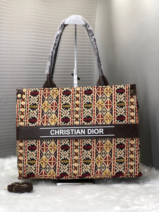 Jacquard Stylish Shoulder Bag For Women And Girls