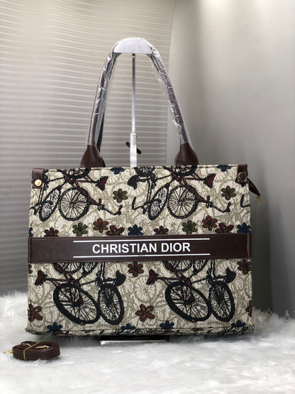 Jacquard Stylish Shoulder Bag For Women And Girls