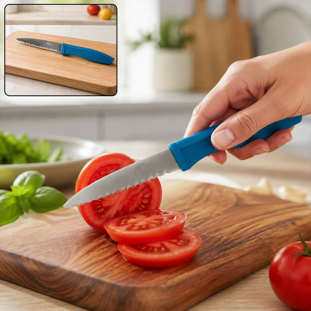 Paring Knife – Sharp Serrated Stainless Steel Blade