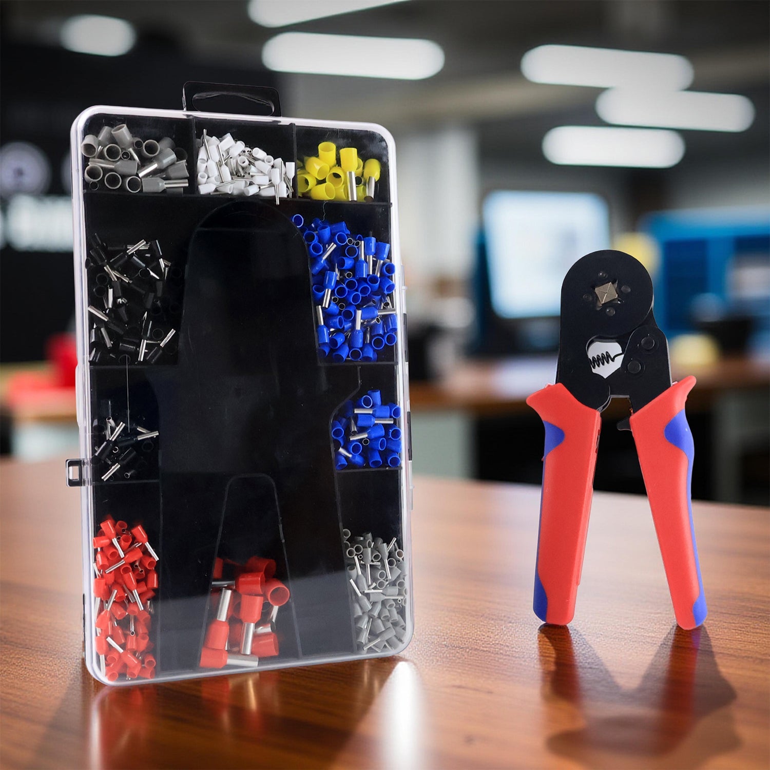 1200Pcs Ferrule Crimping Tool Set 
