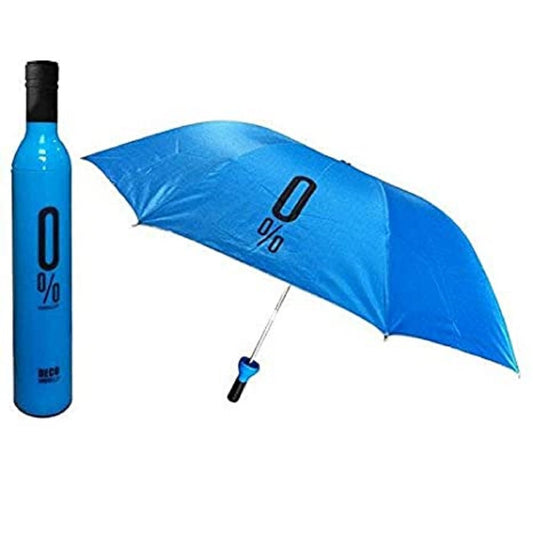 Folding Portable Umbrella with Bottle Cover for UV Protection & Rain Umbrella Mini Travel
