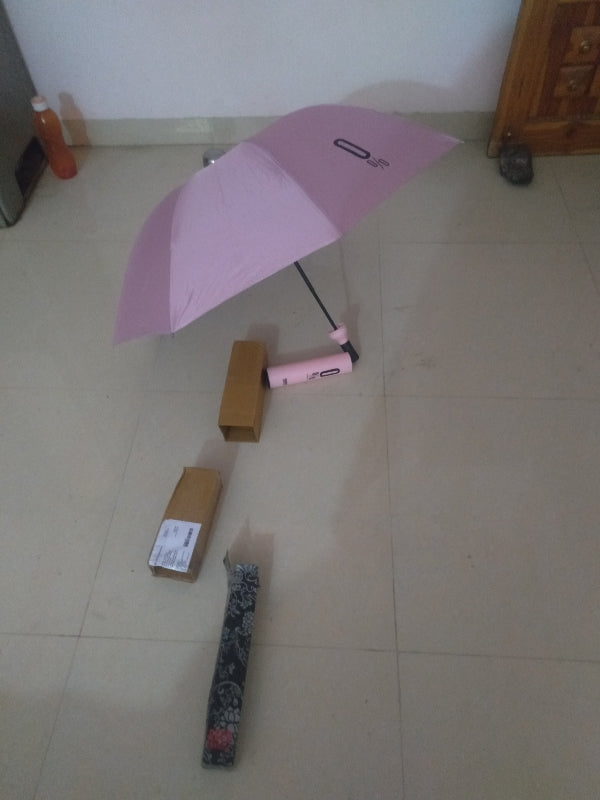 Folding Portable Umbrella with Bottle Cover for UV Protection & Rain Umbrella Mini Travel